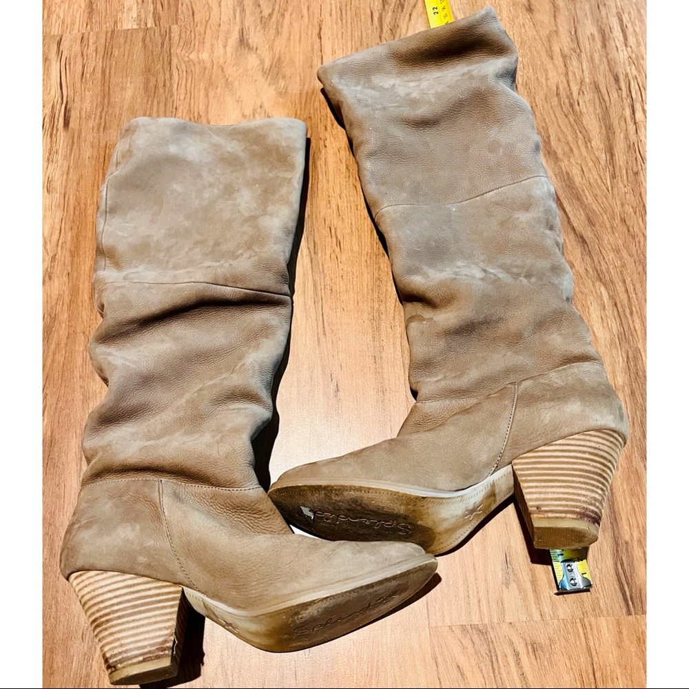 Splendid Nubuck Suede Slouchy Boots Sz 7